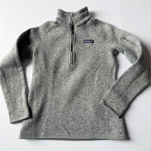 Patagonia Better Sweater® 1/4-Zip Fleece Birch White XS